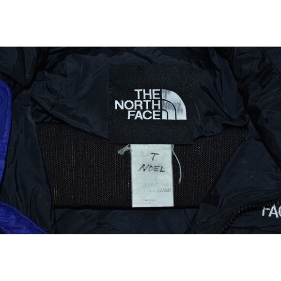 The North Face 700 Nuptse Mens Puffer Vest Size XL Black/Blue Goose Down Vintage - Picture 7 of 15